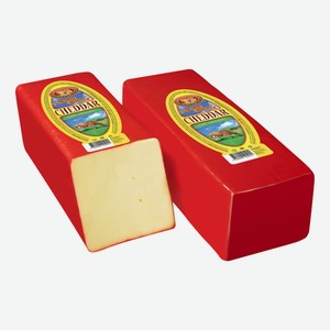 Сыр полутвердый Староминский Сыродел Чеддер 50% ~2,5 кг