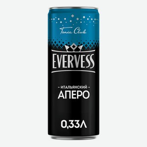 Газированный напиток Evervess Итальянский аперо сильногазированный 0,33 л