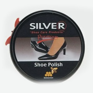 Крем для обуви из гладкой кожи Silver Intensive черный 50 мл