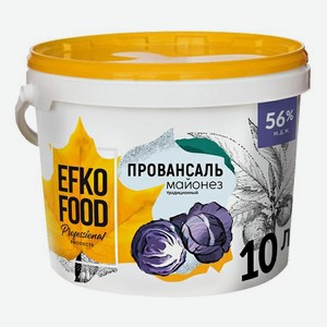 Майонез Efko Food Professional 56% 9,5 кг