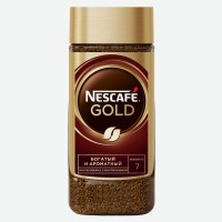 Кофе   Nescafe   Gold растворимый сублимированный, 190 г, стеклянная банка