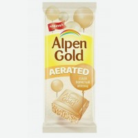 Шоколад белый   Alpen Gold  , пористый, 80 г