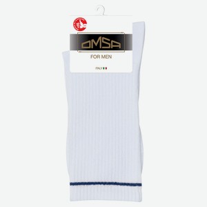 Носки мужские Omsa Active 115 Bianco/Blu, размер 39-41