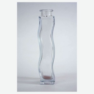 Ваза «ЭВИС» Забдже бутылочная стеклянная прозрачная Ø4,2x21 см