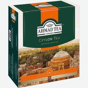 Чай чёрный Ahmad Tea Ceylon Tea, 100×2 г