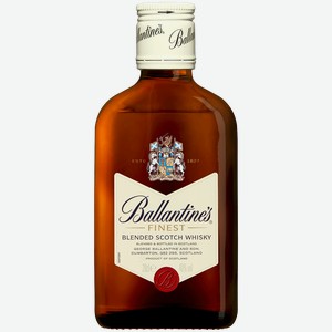 Виски Ballantine s Finest blended scotch whisky 40% 0.2 л.