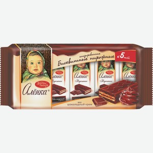 Пирожное Аленка Вкус Шоколадный Крем 200г