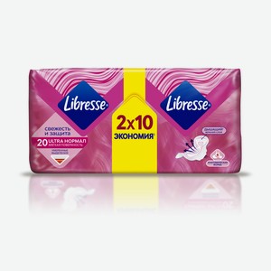 Прокладки гигиенические Libresse Normal Ultra, 20 шт., мягкая пачка