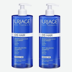 Мягкий балансирующий шампунь для волос DS Shampooing Doux Equilibrant: Шампунь 2*500мл