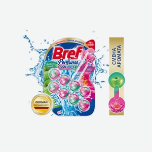 Блок для унитаза Bref Perfume Switch Цветущая яблоня - Лотос, 50г х 2шт