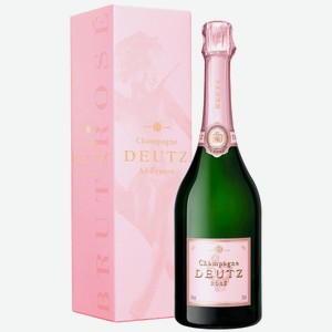 Шампанское Deutz, Brut Rose, AOC Champagne 1,5l, in gift box