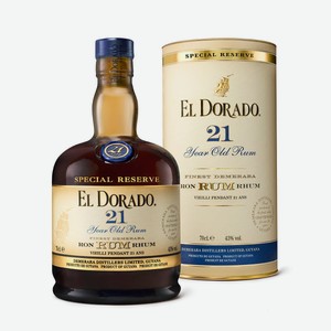 Ром Rum El Dorado Special Reserve 21 Y.O. in gift box 0,7l