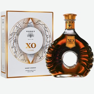 Коньяк Cognac Godet XO Terre in gift box 0,7l
