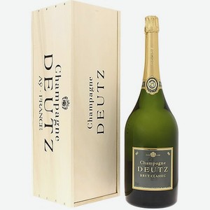 Шампанское Deutz, Brut Classic, AOC Champagne 6l, in wooden case