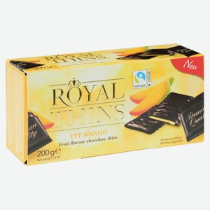 Шоколад Halloren Royal Thins манго, 200 г