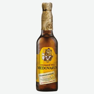 Напиток медовый Medovarus Хмельной мед Традиционный  5,7%, 330 мл