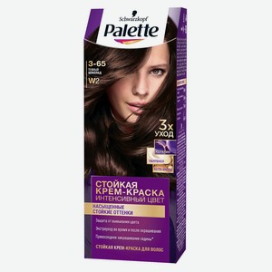 Крем-краска для волос Palette темный шоколад тон W2, 110 мл