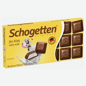 Шоколад молочный Schogetten с кремовой сливочной начинкой, 100 г