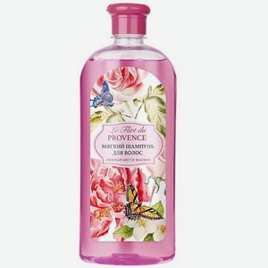 LE FLIRT DU PROVENCE Мягкий шампунь для волос Розовый цвет и Жасмин