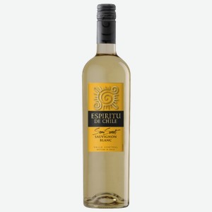 Вино Espiritu de Chile Sauvignon Blanc semi-sweet 0.75л