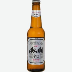 Светлое пиво Asahi Super Dry 0.33л
