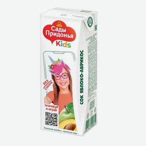 Сок Сады Придонья яблоко-абрикос, 200мл