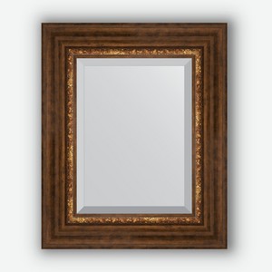 Зеркало с фацетом в багетной раме Evoform римская бронза 88 мм 46х56 см