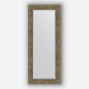 Зеркало с фацетом в багетной раме Evoform виньетка античная латунь 85 мм 55х135 см