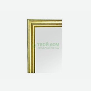 Зеркало в багетной раме Evoform состаренное золото 67 мм 76х96 см