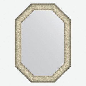 Зеркало в багетной раме Evoform брашированное серебро 59 мм 50х70 см