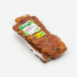 Ребрышки копчено-вареные «Велком» Классические свиные (0,3-0,5 кг) , 1 упаковка ~ 0,4 кг