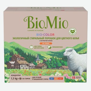 Стиральный порошок BioMio Bio-Color д/цветного белья 1,5кг
