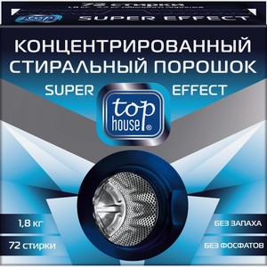 Стиральный порошок Top House Super effect концентрированный 1,8кг
