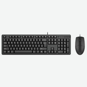 Клавиатура и мышь KK-3330S USB (BLACK) Черная A4Tech