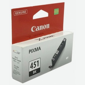 Картридж струйный CLI-451BK 6523B001 черный (337стр.) (7мл) для Pixma iP7240 MG6340 MG5440 Canon