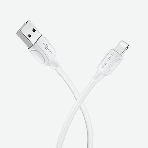 Кабель USB для Apple Lightning BX19 TPU 1м Белый Borofone