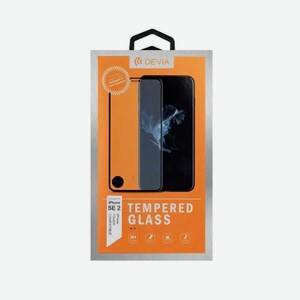 Защитное стекло Devia Van Entire View Full Tempered Glass для iPhone SE 2020 - Black, Чёрный