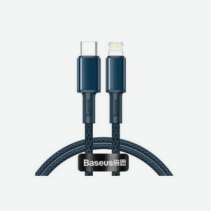 Кабель Baseus High Density Braided USB Type-C - Lightning 20W 2m Blue CATLGD-A03