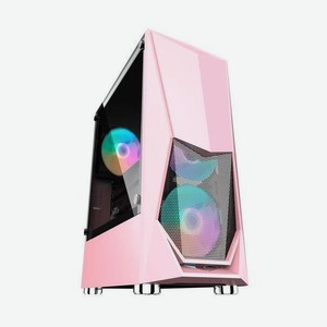 Корпус 1stPlayer DK-3 ATX Tempered Glass (DK-3-PK-3G6) Pink