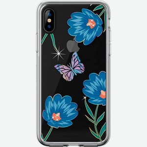 Накладка Devia Blossom Crystal Series для iPhone XS MAX - Blue