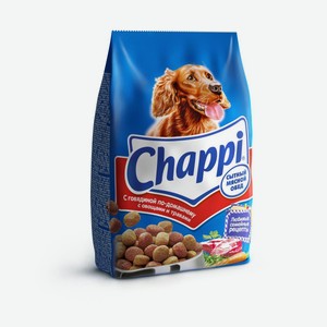 Корм для собак с говядиной Чаппи Сытный мясной обед Марс м/у, 600 г