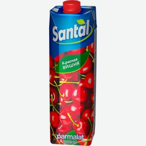 Напиток сокосодержащий Сантал Красная Вишня Пармалат т/п, 1,05 л