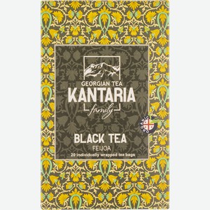 Чай черный в пирамидках Кантариа БИО Фейхоа Кантеа кор, 20*2,5 г