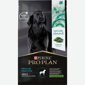 Pro Plan Nature Elements корм для взрослых собак средних и крупных пород, ягненок (2 кг)