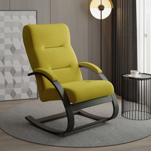 Lazurit Мягкое кресло-качалка Монца Жёлтый 890 мм 600 мм 960 мм