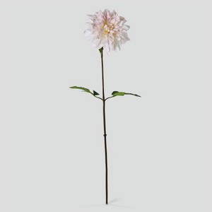 Цветок искусственный Dpi георгина 73 см, бело-розовый