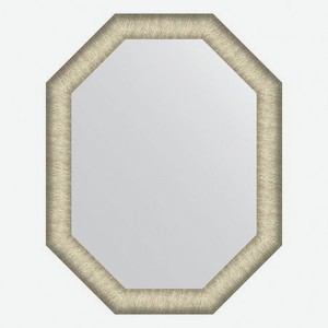 Зеркало в багетной раме Evoform брашированное серебро 59 мм 55х70 см