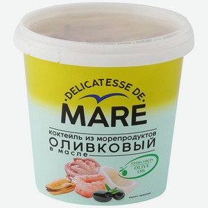 Коктейль из морепродуктов Mare в оливковом масле, 380 г