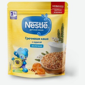 Каша детская Nestle молочная гречневая с курагой, с 5 месяцев, 220 г