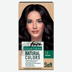 Крем-краска для волос Fara Natural Colors Soft тон 301 Черный 1.0